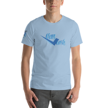Load image into Gallery viewer, Sky blue Legit Trappers Check Clean Cash  Short-Sleeve Unisex T-Shirt