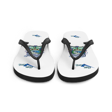 Load image into Gallery viewer, Legit Trappers Check Clean Cash Flip-Flops