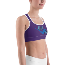 Load image into Gallery viewer, Check Clean Cash Legit Trappers Sports bra
