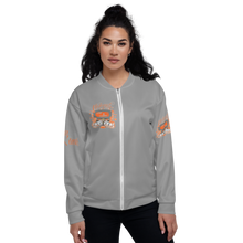 Load image into Gallery viewer, Legit Trappers keep God 1st. Check clean cash Bomber Jacket