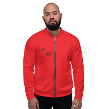 Load image into Gallery viewer, Legit Trappers Check Clean Cash Red Unisex Bomber Jacket