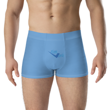 Load image into Gallery viewer, Legit Trappers check clean cash Sky blue Boxer Briefs